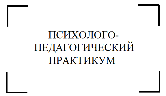 Психолого-педагогический практикум