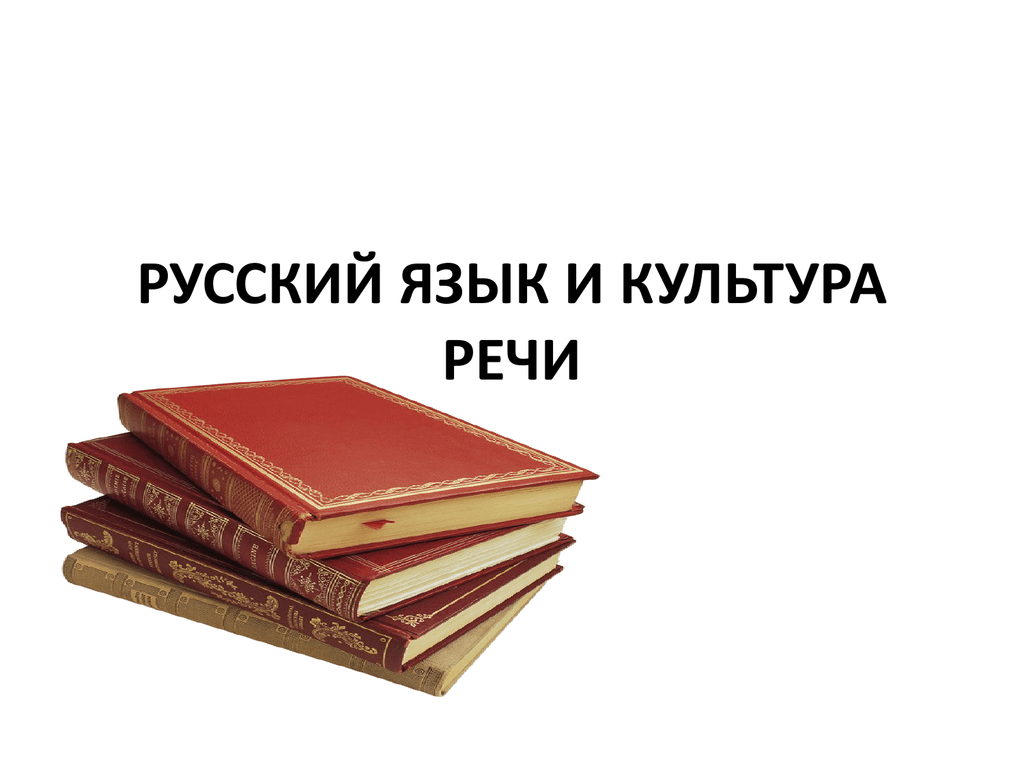 Русский язык и культура речи