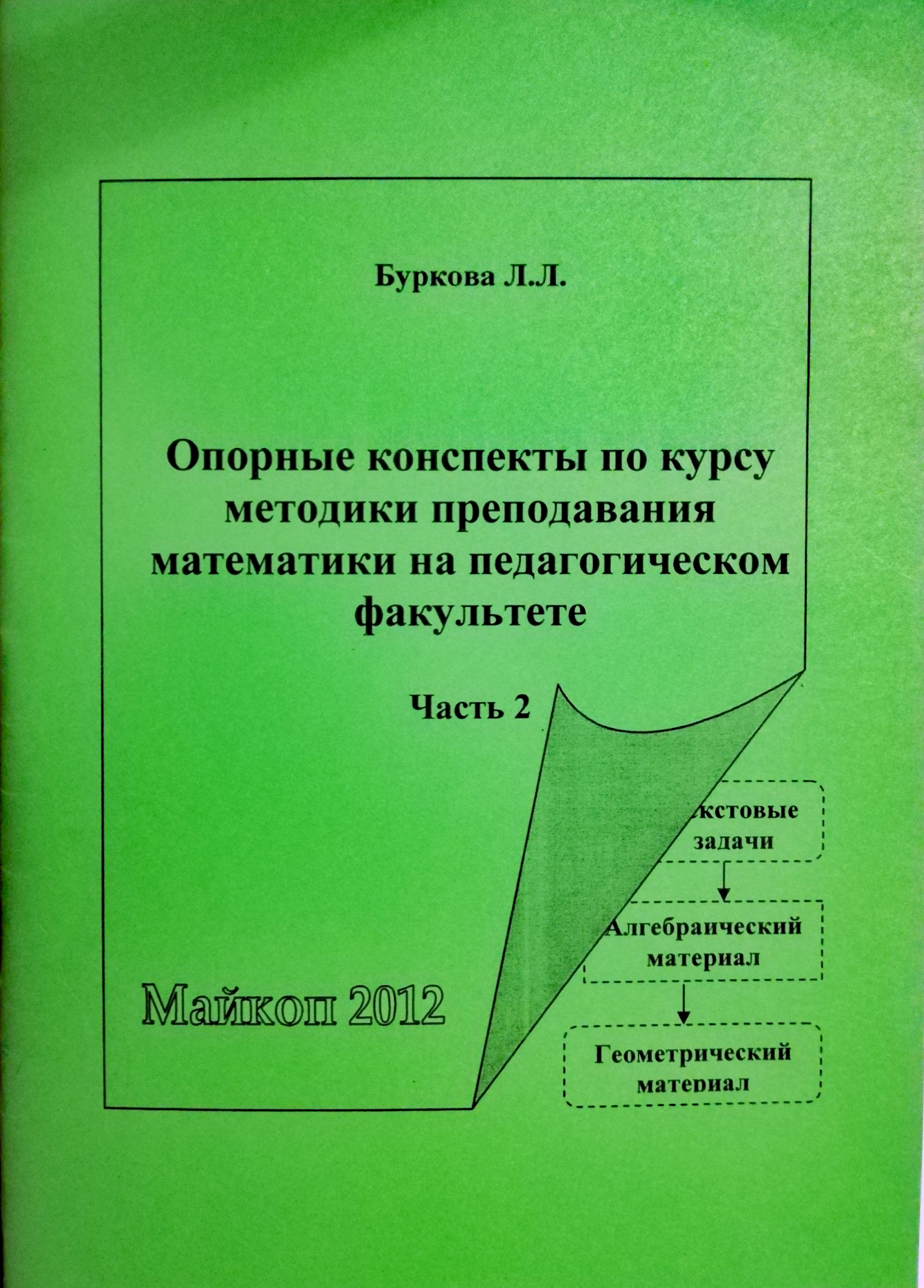 Методика преподавания математики, 2 курс_ 4 семестр