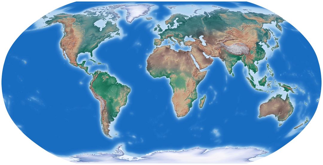 Физическая география материков и океанов
